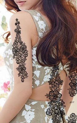 N065 sexy arm tattoos for women